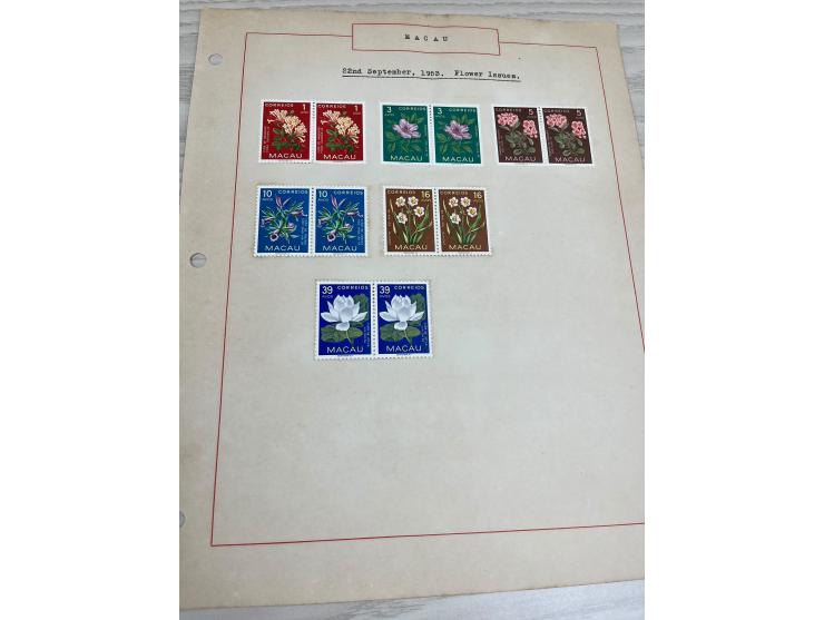 including many nice and early sets. Plus Angola and Portuguese India used stamps. Large quantity. Please view.